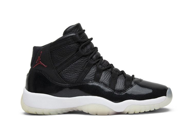 Air Jordan 11 GS '72-10' — Black/Black-Varsity Red