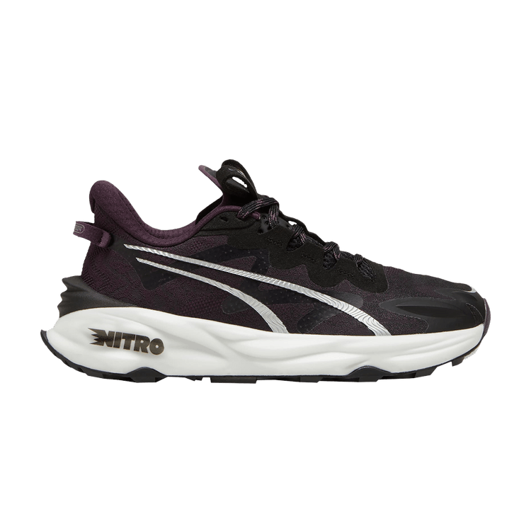 Puma Wmns Fast-Trac Nitro 3 'Seasons - Midnight Plum White' — Black/Midnight Plum/White