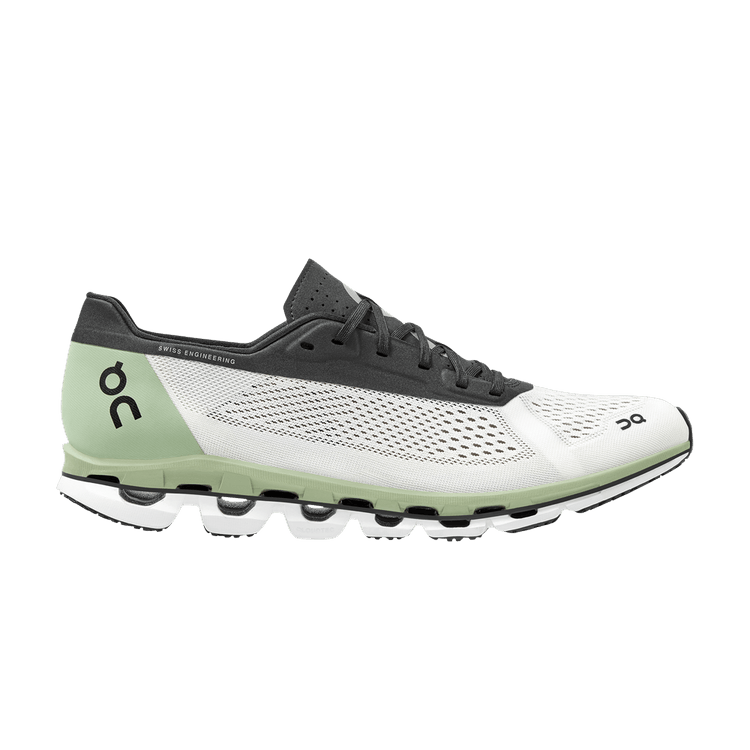ON Cloudboom 'White Black Sage' — White/Black
