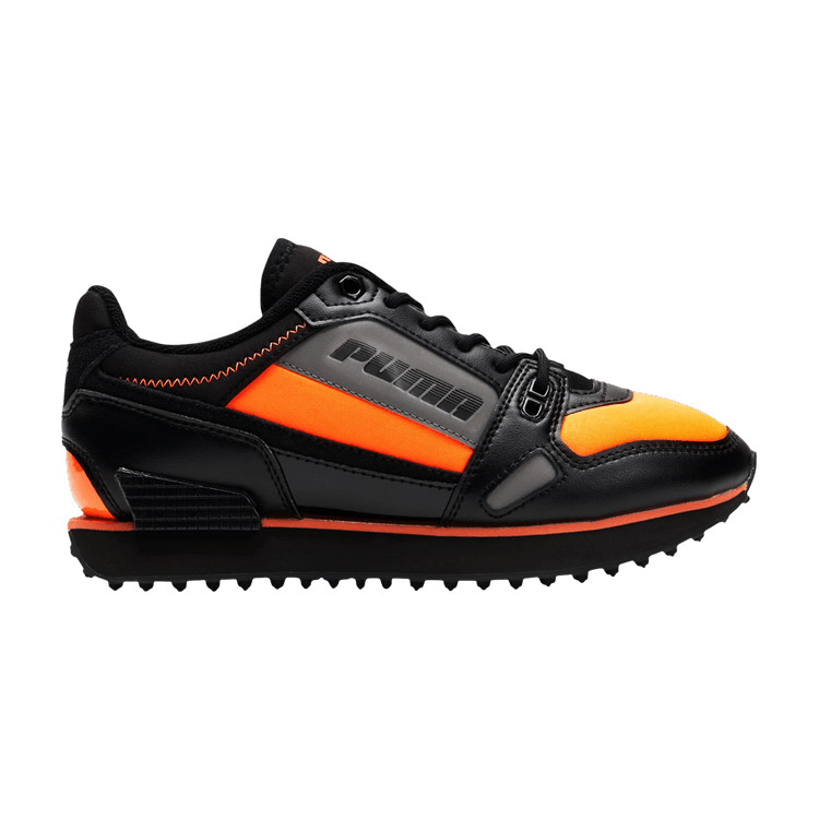 Puma Mile Rider Jr 'Bright Peaks' — Black/Ultra Orange