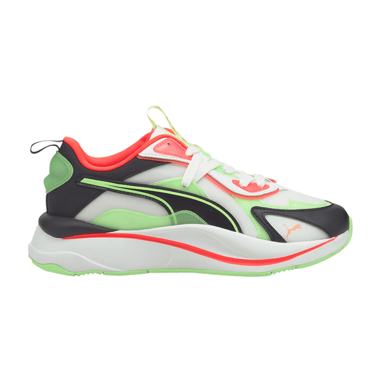 Puma Wmns RS-Curve 'City Lights - Elektro Green' — White/Elektro Green