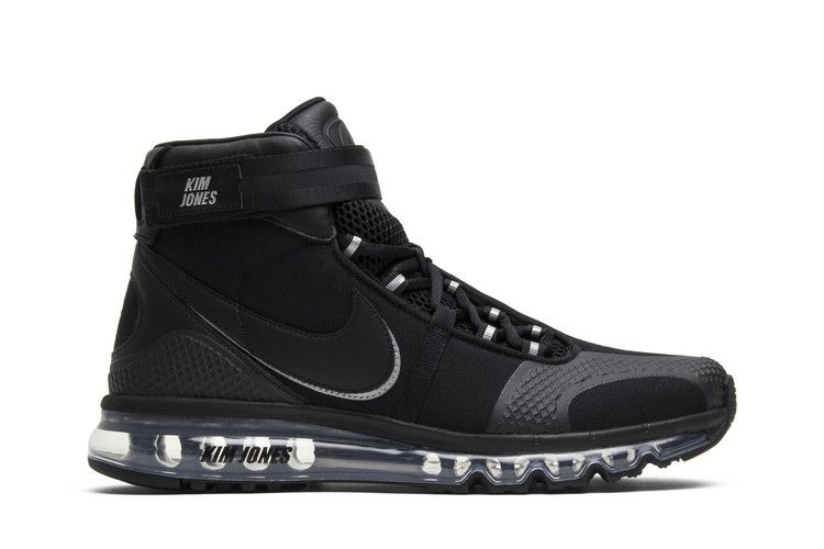 Kim Jones x Nike Air Max 360 High KJ 'Black' — Black/Black-Black