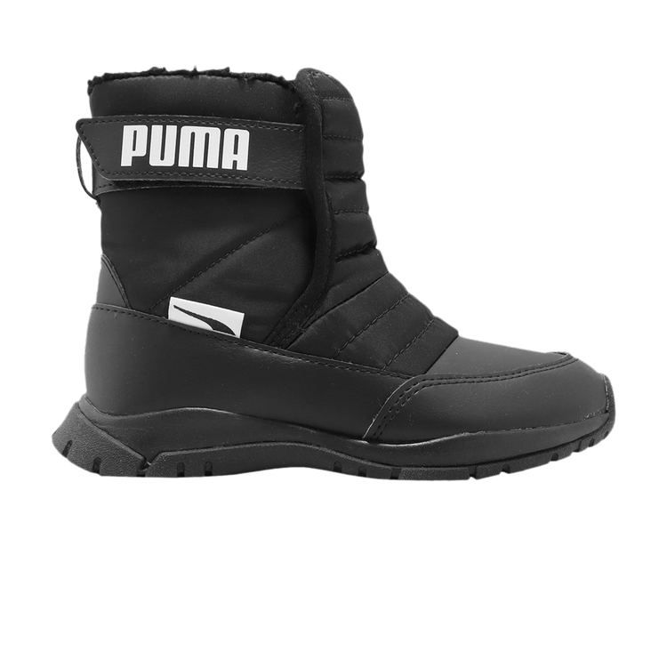 Puma Nieve Winter Boot AC Little Kid 'Black White' — Black/White