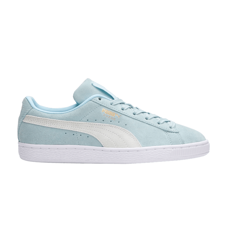 Puma Wmns Suede Classic 21 'Cool Blue' — Cool Blue/White/Gold