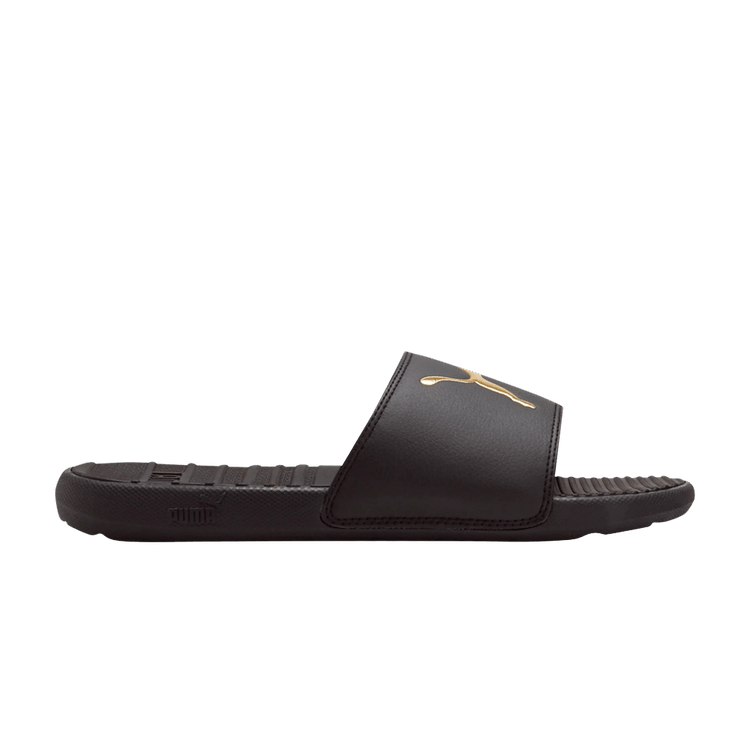Puma Cool Cat Sport Slide 'Black Team Gold' — Black/Team Gold