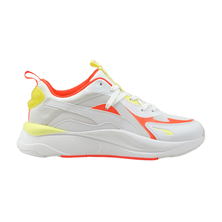 Puma Wmns RS-Curve Core 'White Lava Blast' — White/Lava Blast