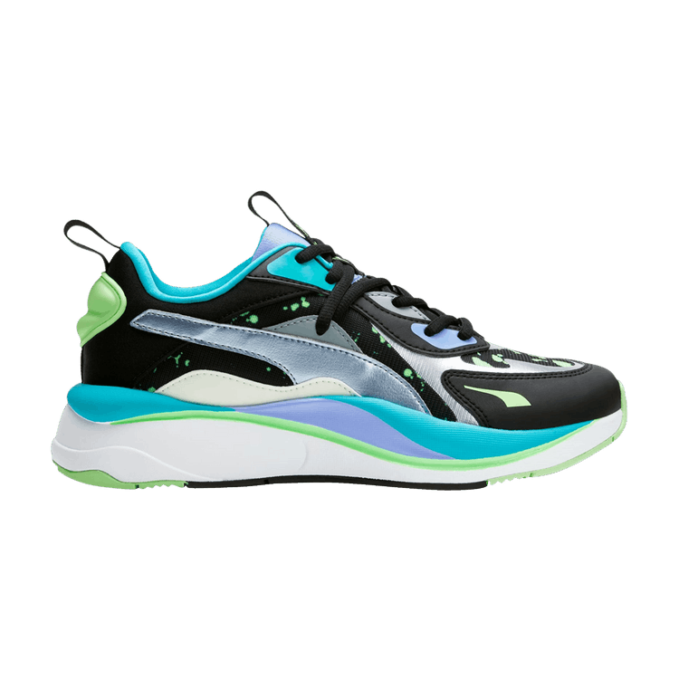 Puma Wmns RS-Curve 'Glow In The Dark' — Black/Silver/Elektro Green