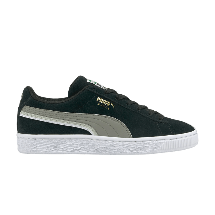 Puma Suede Triplex Jr 'Black Steel Grey' — Black/Steel Grey/White