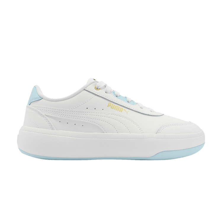 Puma Wmns Tori 'White Light Aqua' — White/Light Aqua/Team Gold