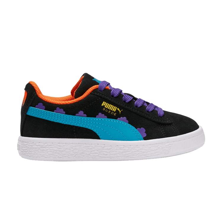 Rugrats x Puma Suede Little Kid 'Black Caribbean Sea' — Black/Caribbean Sea