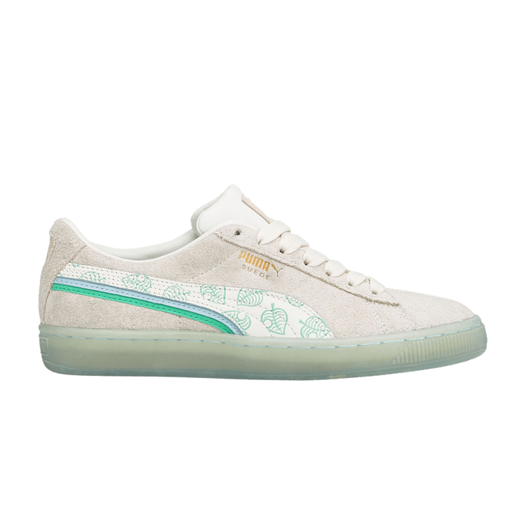 Puma Animal Crossing x Suede Big Kid 'New Horizons' — Whisper White/Whisper White/Light Sky