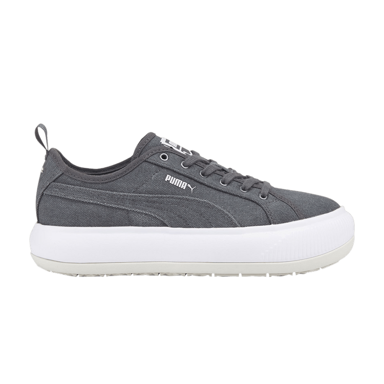 Puma Wmns Suede Mayu Canvas 'Ebony' — Ebony/White/Nimbus Cloud