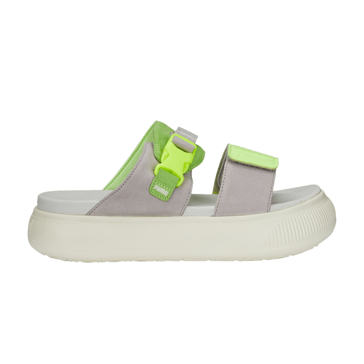 Puma Wmns Suede Mayu Sandal 'Fast Yellow Marble' — Fast Yellow/Marble/Warm White