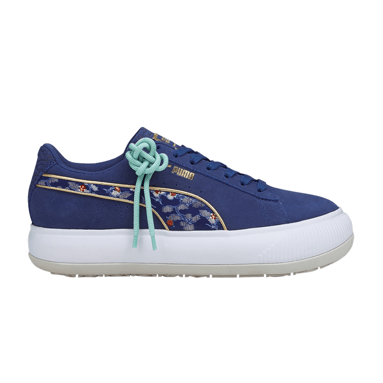 Mayu Kimono x Puma Wmns Suede 'Elektro Blue' — Elektro Blue/White