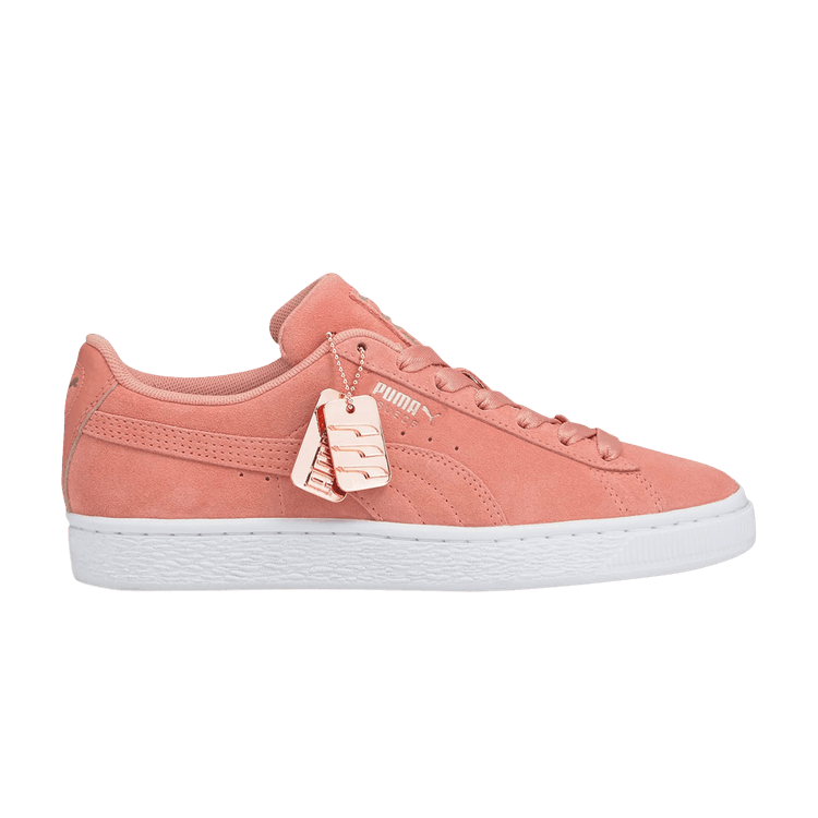 Puma Wmns Suede 'Jewel - Rosette' — Rosette/White/Rose Gold