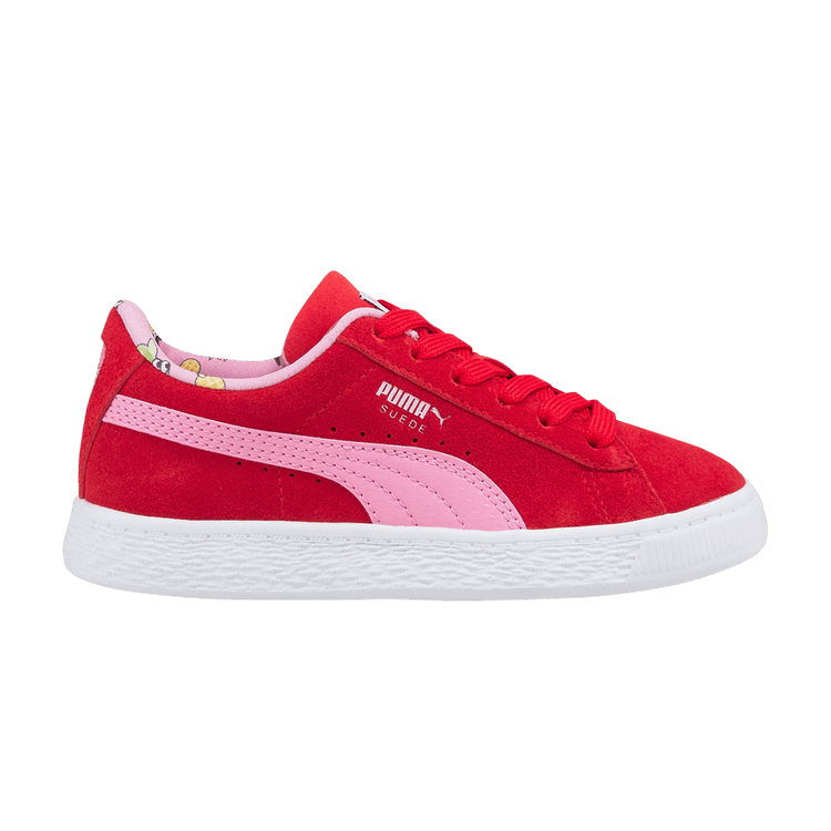 Puma Suede Light Flex Little Kid 'Fruitmates - High Risk Red' — High Risk Red/Prism Pink