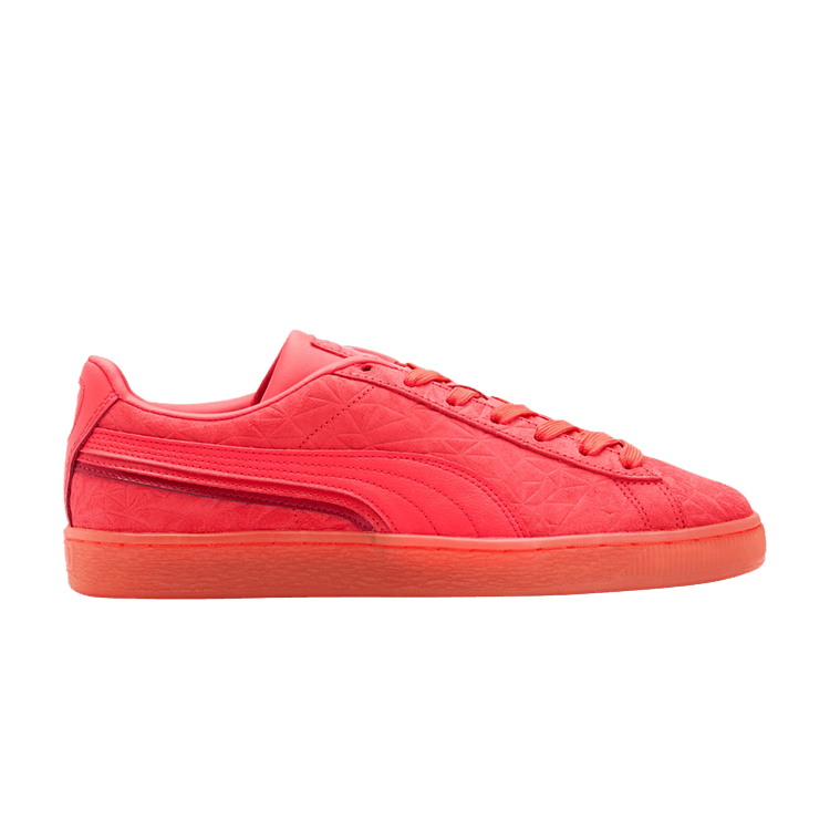 Puma Suede Triplex Mono 'Quake - Sunblaze' — Sunblaze/Paradise Pink/Persian Red