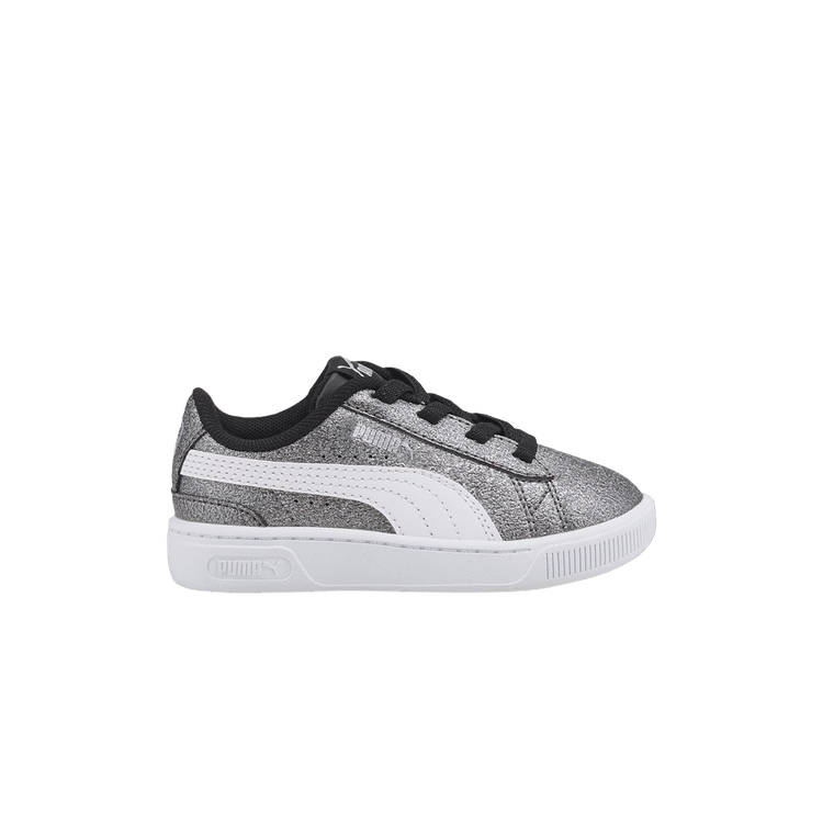 Puma Vikky V3 Toddler 'Glitz - Black Silver' — Black/White/Silver