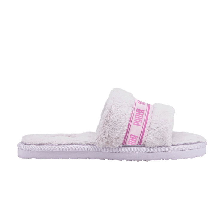 Puma Fluff Slide Jr 'Lavender Fog' — Lavender Fog/Opera Mauve