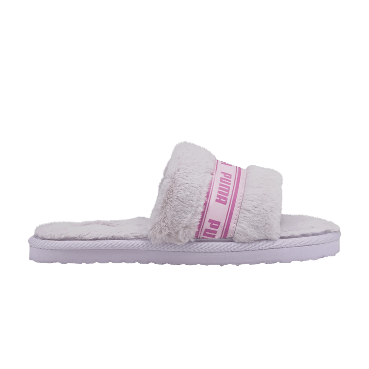 Puma Fluff Slide Little Kid 'Lavender Fog' — Lavender Fog/Opera Mauve