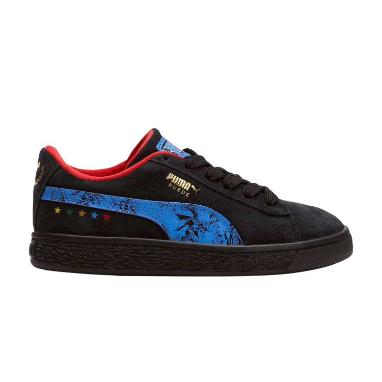 Puma DC Comics x Suede Little Kid 'Justice League' — Black/Bluemazing