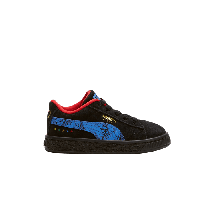 DC Comics x Puma Suede Infant 'Justice League' — Black/Bluemazing