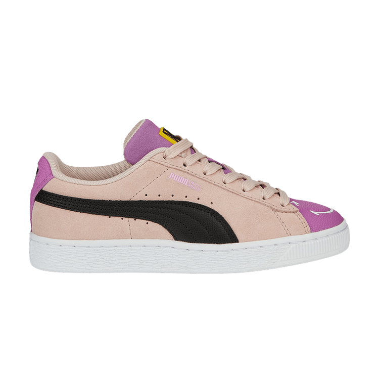 SmileyWorld x Puma Suede Big Kid 'Rose Quartz Mauve Pop' — Rose Quartz/Mauve Pop/Black