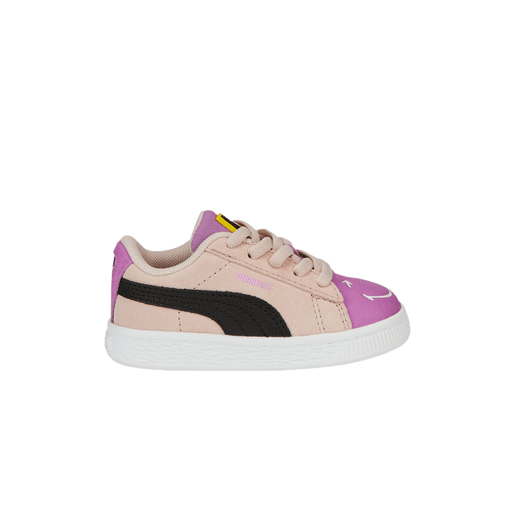Puma SmileyWorld x Suede Infant 'Rose Quartz Mauve Pop' — Rose Quartz/Mauve Pop/Black