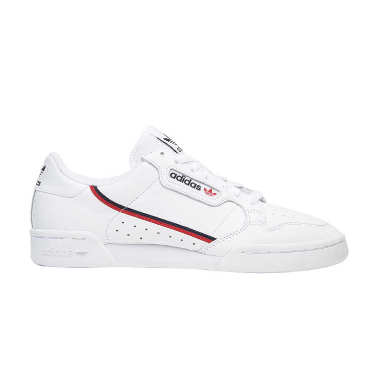 adidas Continental 80 Rascal 'Cloud White' — Cloud White/Scarlet/Collegiate Navy