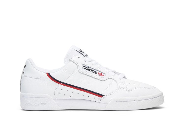 adidas Continental 80 Rascal 'Cloud White' — Cloud White/Scarlet/Collegiate Navy