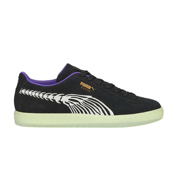 Puma Suede 'Haunted' — Black/Pristine/Pistachio