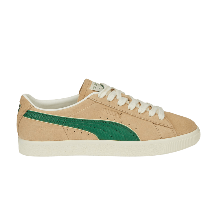 Puma Suede Vintage 'Players' Lounge - Light Sand Deep Forest' — Light Sand/Deep Forest/Pristine