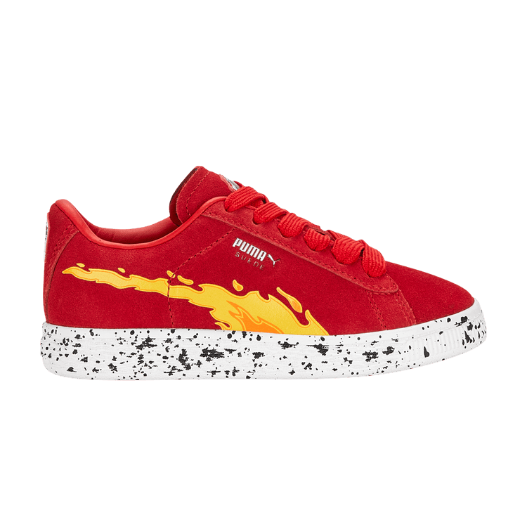 Paw Patrol x Puma Suede Little Kid 'Marshall' — High Risk Red/White
