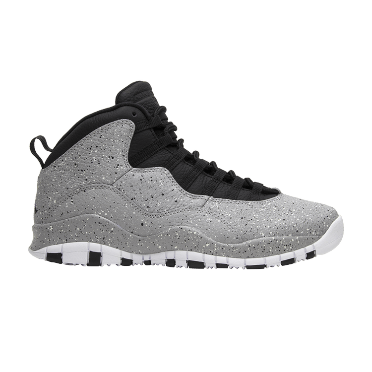 Air Jordan 10 Retro 'Cement' — Light Smoke Grey/University Red-Black-White