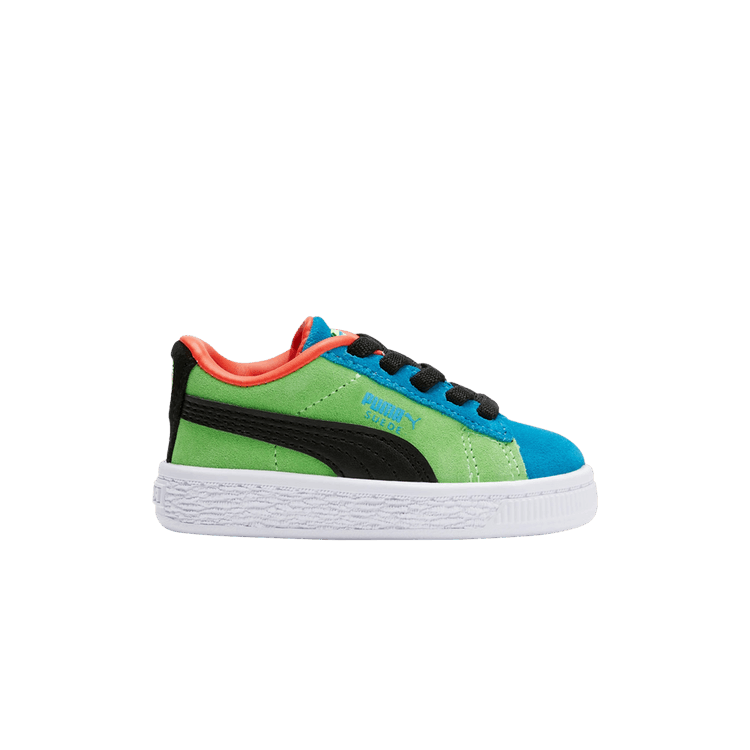 Puma Suede Infant 'Water Fight' — Ocean Dive/Black
