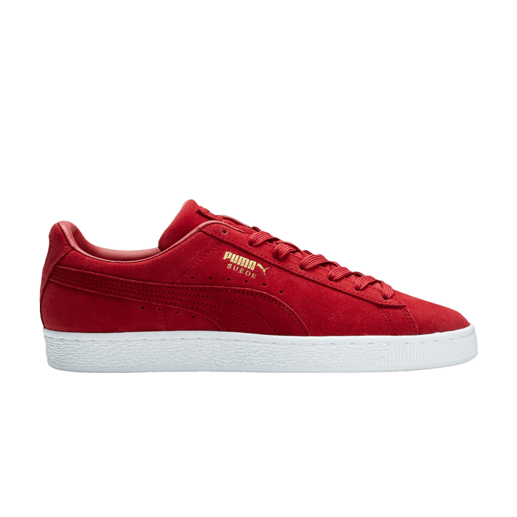 Puma Suede 'Classic Tones - Tango Red' — Tango Red/Team Gold