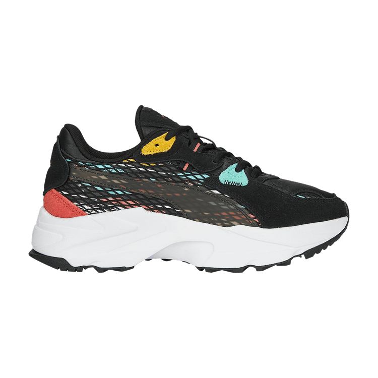 Puma We Are Legends x Wmns Orkid 'Mas Camp' — Black/White/Electric Peppermint/Salmon