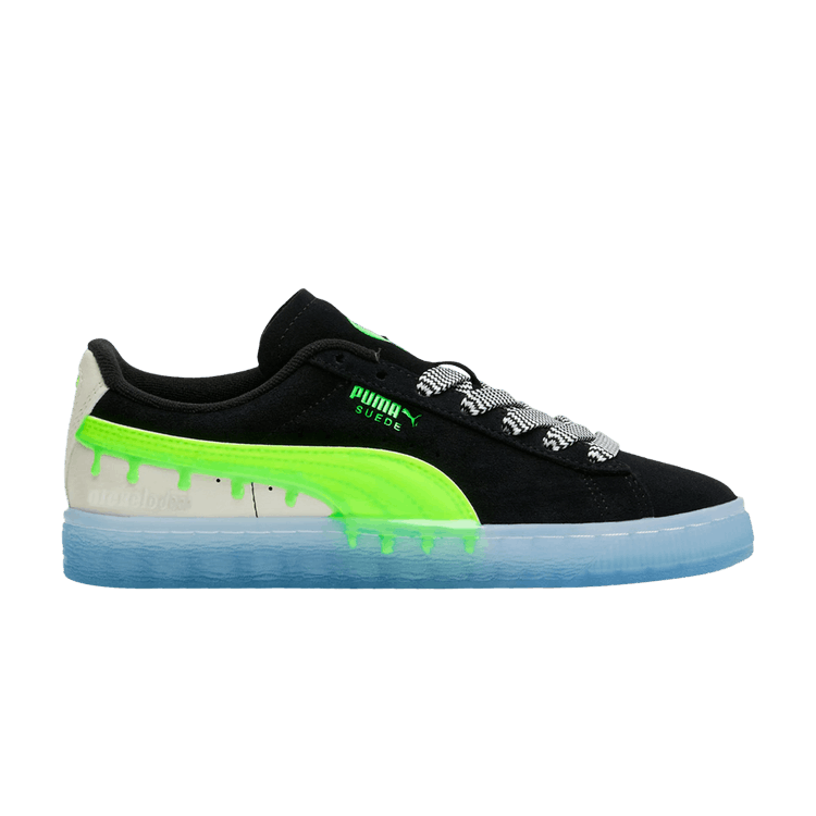 Nickelodeon x Puma Suede Jr 'Slime' — Black/Lime Green