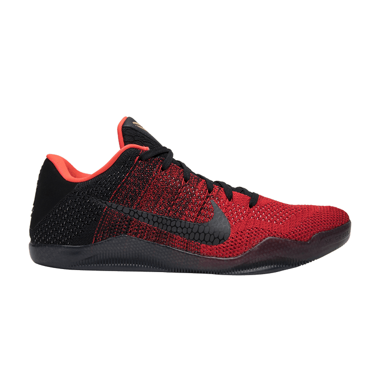Nike Kobe 11 Elite Low 'Achilles Heel' — University Red/Black-Bright Crimson-Metallic Gold