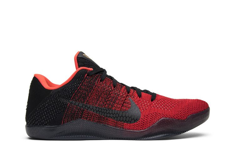 Nike Kobe 11 Elite Low 'Achilles Heel' — University Red/Black-Bright Crimson-Metallic Gold (2)