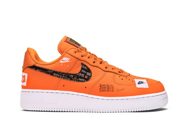 Nike Air Force 1 Low 'Just Do It' — Total Orange/Total Orange-Black-White (2)