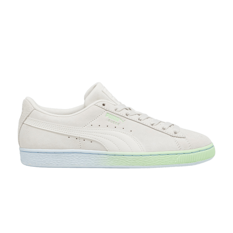 Puma Wmns Suede Classic 'Beach Days - White Spring Fern' — Warm White/Spring Fern