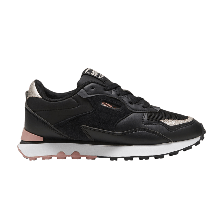 Puma Wmns Rider FVW 'Glam - Black Rose Gold' — Black/Rose Gold