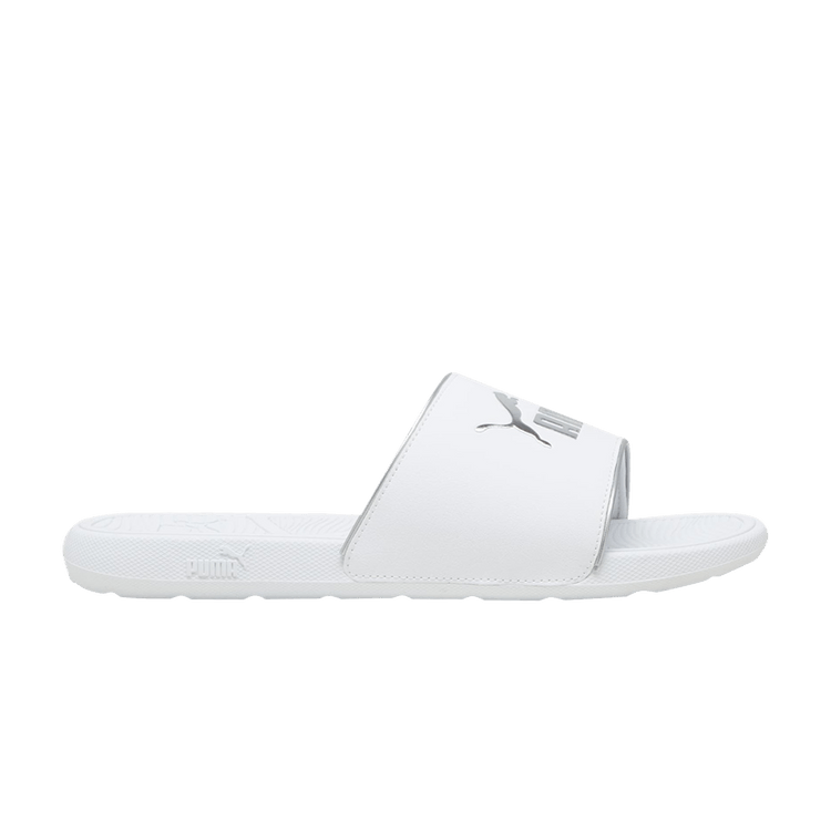 Puma Cool Cat 2.0 Slide 'Pop Up Metal - White Silver' — White/Silver