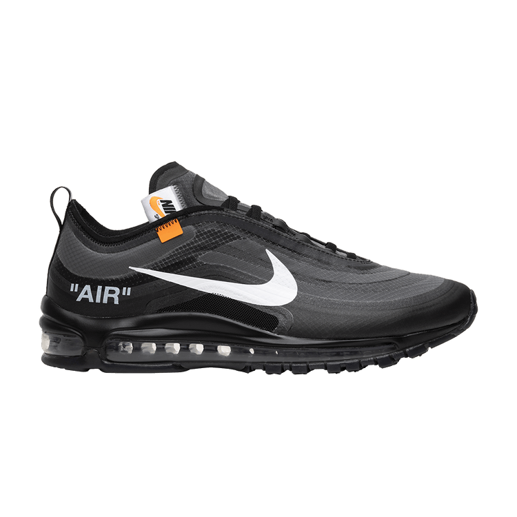 Off-White x Nike Air Max 97 'Black' — Black/Cone-Black-White