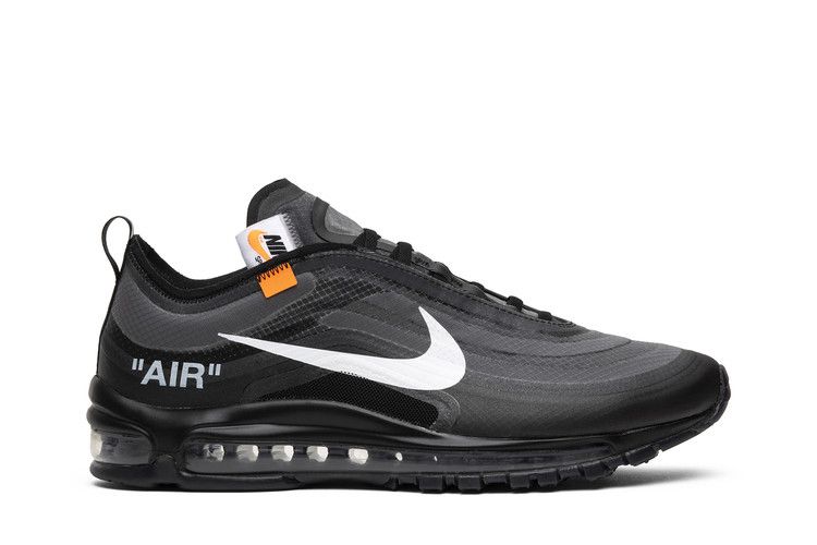 Off-White x Nike Air Max 97 'Black' — Black/Cone-Black-White (2)