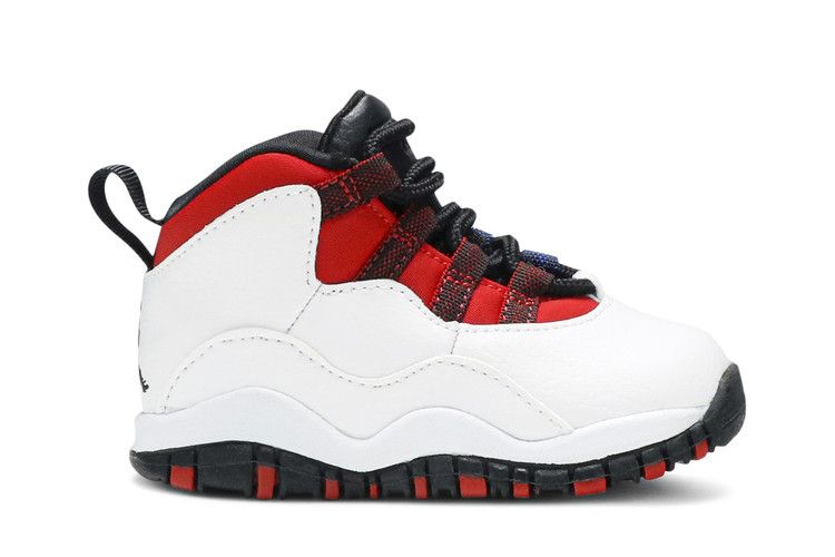 Air Jordan 10 TD 'Olympians' — White/Black/University Red/Hyper Royal
