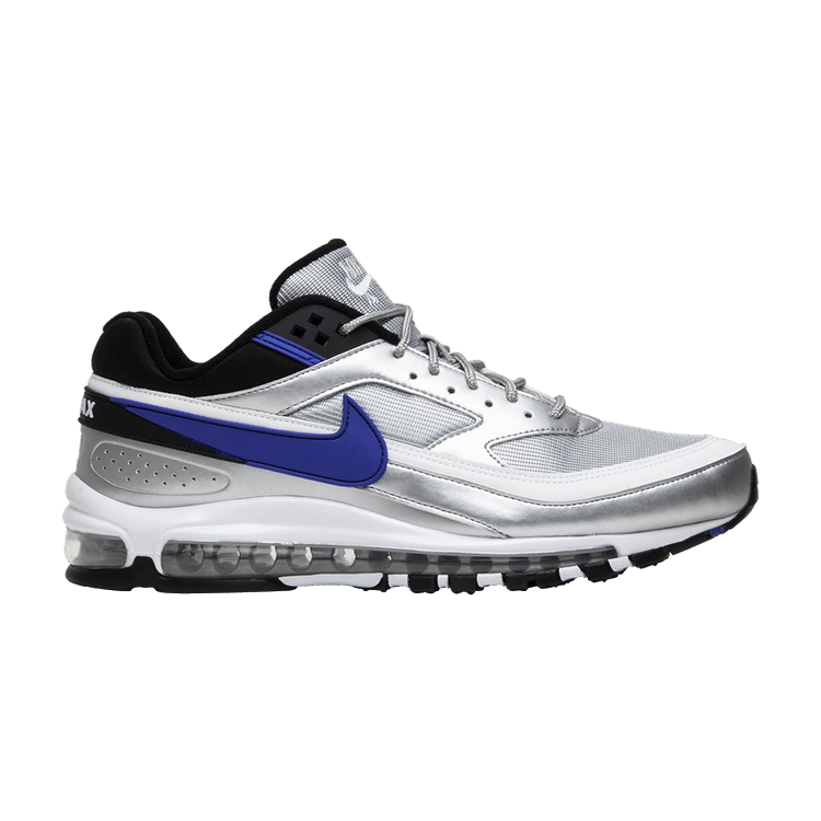 Nike Air Max 97/BW 'Persian Violet' — Metallic Silver/Black/White-Persian Violet