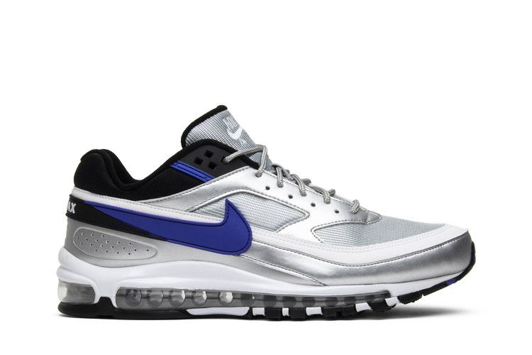 Nike Air Max 97/BW 'Persian Violet' — Metallic Silver/Black/White-Persian Violet (2)