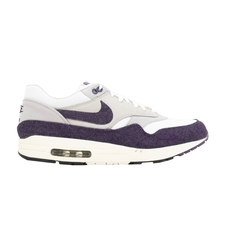 Patta x Nike Air Max 1 Premium 'Purple Denim' — White/Grand Purple/Matte Silver